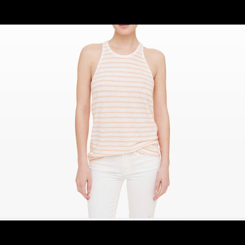 NWT Club Monaco Volta Striped Racerback Tank